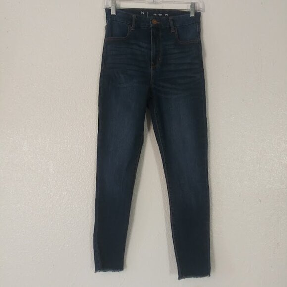 No Boundaries Women's Size 9 Dark Wash Jeans - Picture 1 of 12